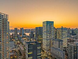 夕景：ズーム無