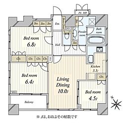 間取図画像 3LDK