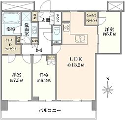 間取図画像 3LDK