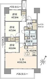 間取図画像 3LDK