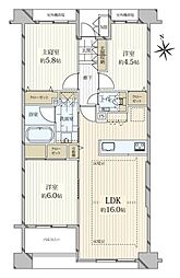 間取図画像 3LDK