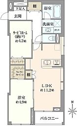三田第2コーポラス 1SLDKの間取図画像