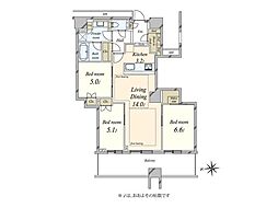 間取図画像 3LDK