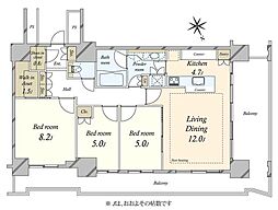 間取図画像 3LDK
