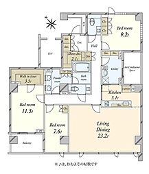 間取図画像 3LDK