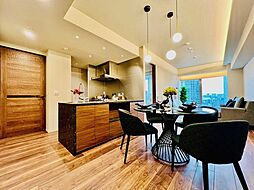 白金ザ・スカイE棟 3LDKの室内