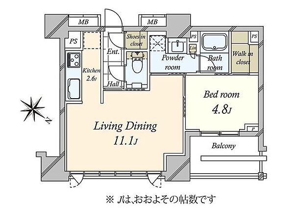 間取りを拡大表示