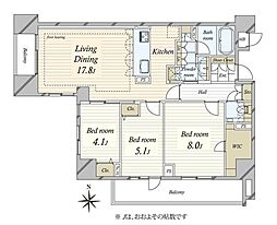間取図画像 3LDK
