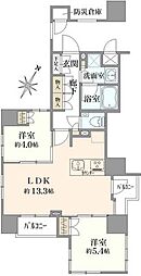 コノエ東日本橋駅前 2LDKの間取図画像