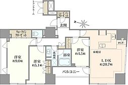 間取図画像 3LDK