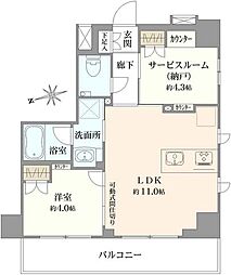 間取図画像 1SLDK