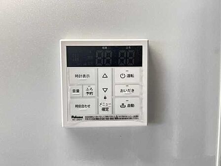 給湯機操作パネル