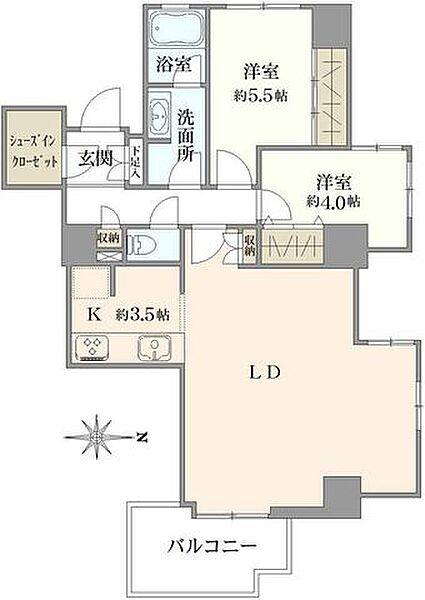 間取りを拡大表示