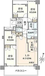 プラウドシティ阿佐ヶ谷セントラルC 4SLDKの間取図画像