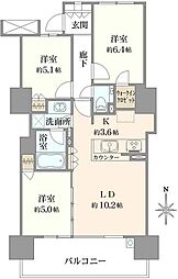 間取図画像 3LDK