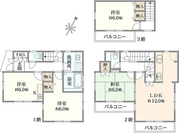間取りを拡大表示