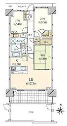 ザ・ミッドランドアベニュー 3LDKの間取図画像