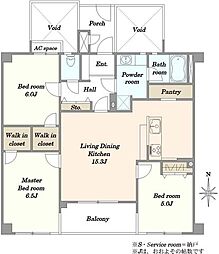 間取図画像 3LDK