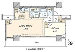 間取図画像 1LDK