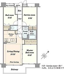 間取図画像 2SLDK