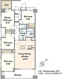間取図画像 4LDK