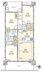 間取図画像 3LDK