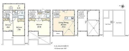 3LDK 間取り