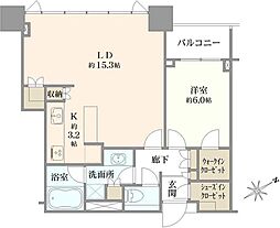間取図画像 1LDK