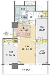 間取図画像 3LDK