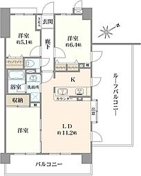 間取図画像 3LDK