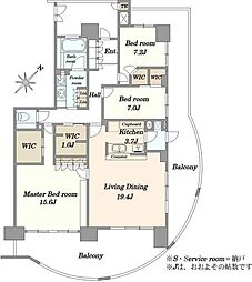 間取図画像 3LDK