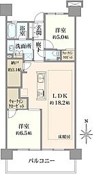 プラウドシティ吉祥寺 2LDKの間取図画像