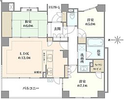アデニウム吉祥寺 3LDKの間取図画像