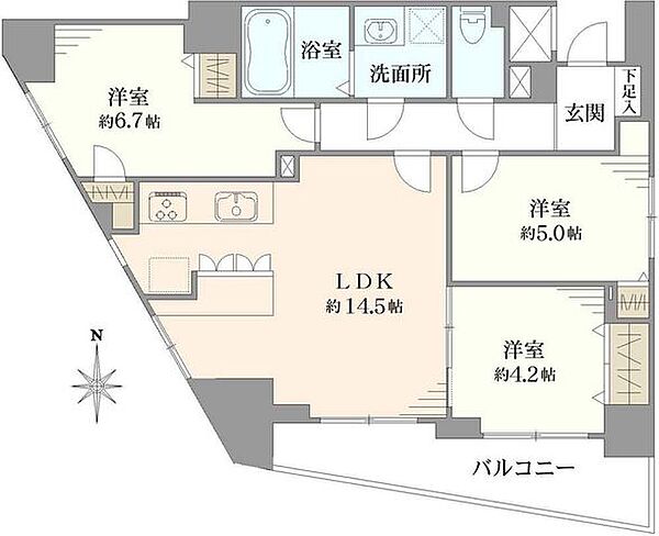 間取りを拡大表示