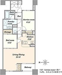 間取図画像 1SLDK