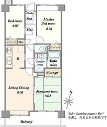 間取図画像 3LDK
