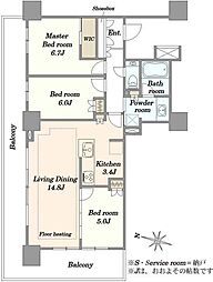 間取図画像 3LDK