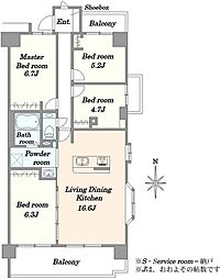 間取図画像 4LDK