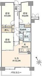 ソフィア習志野 3LDKの間取図画像