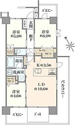 間取図画像 3LDK