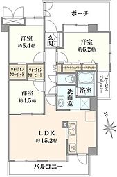 間取図画像 3LDK