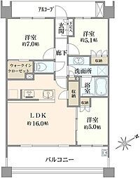 間取図画像 3LDK