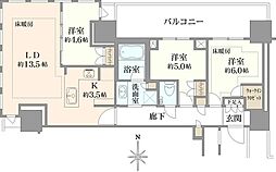 間取図画像 3LDK