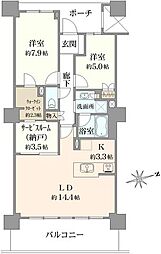 間取図画像 2SLDK