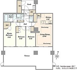 間取図画像 3LDK