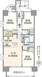 間取図画像 3LDK