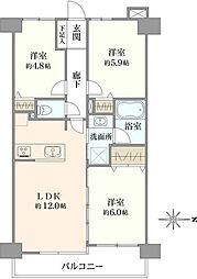 間取図画像 3LDK