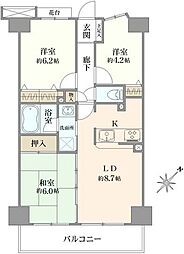 間取図画像 3LDK