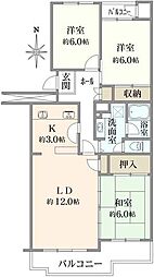 間取図画像 3LDK