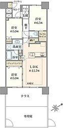 プラウドシティ日吉レジデンス2 3LDKの間取図画像